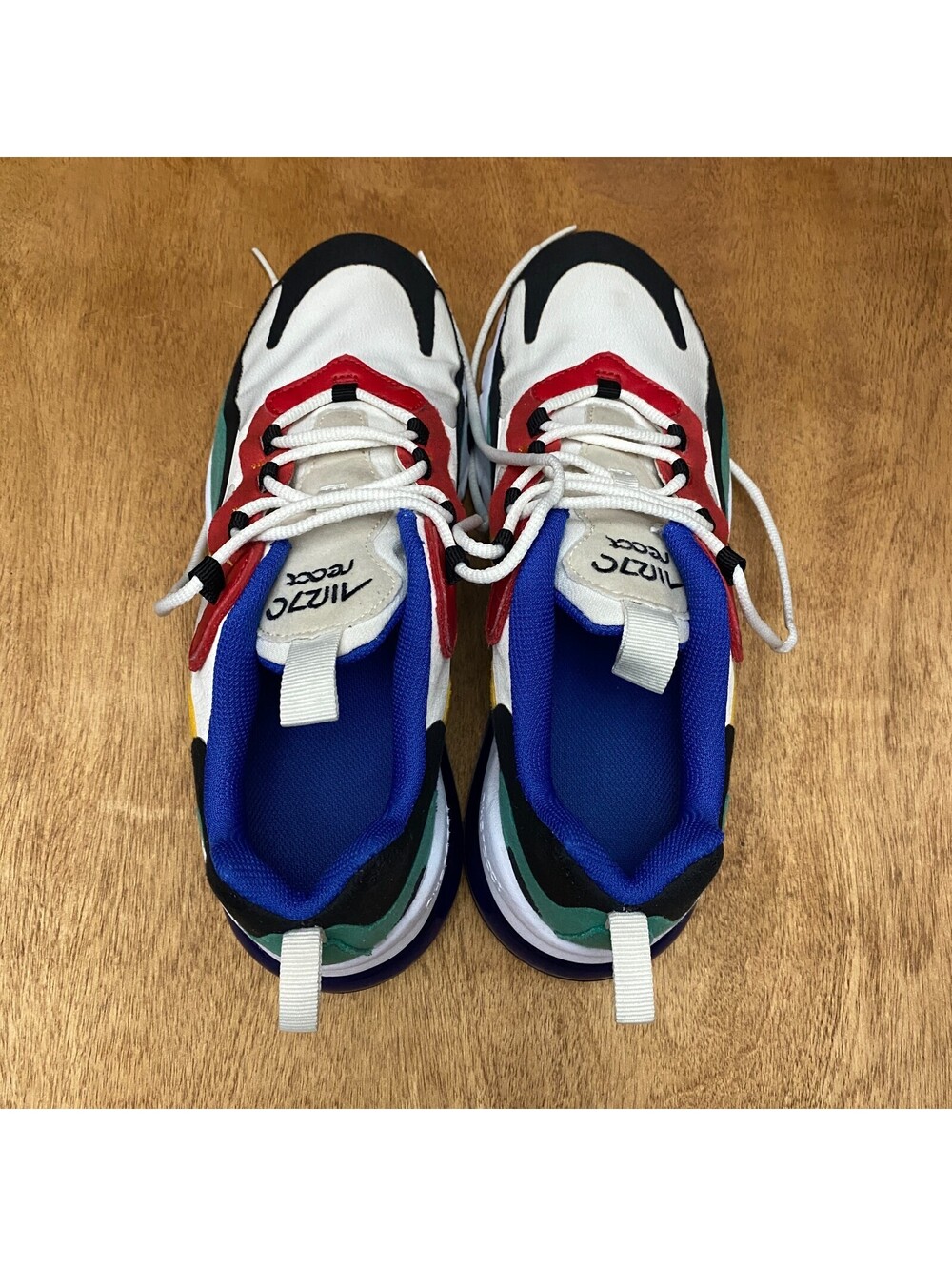 Nike Air Max 270 React Shoes Youth Size 6.5 Y Multi Bauhaus Sneakers BQ0103-001 - Picture 9 of 15